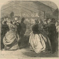 Interior View of the International Horticultural Exhibition