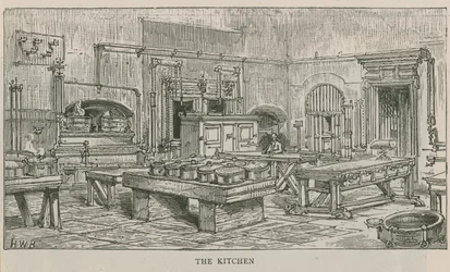 Interior View of the Kitchen of Chelsea Hospital