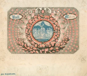 Invitation to the Coronation of George IV in 1821