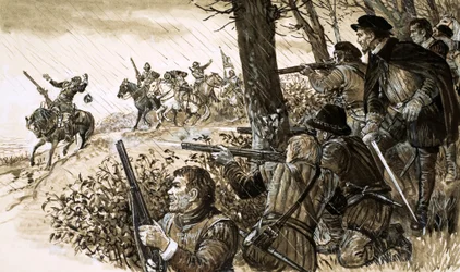 Irish rebels under the command of Gerald, Fourteenth Earl of Desmond