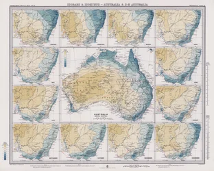 Isobars and Isohyets, Australia and South East Australia