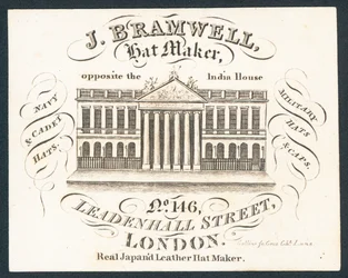 J Bramwell, hat maker