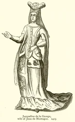 Jacqueline de la Grange, Wife of Jean de Montagu. 1419