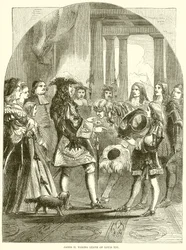 James II Taking Leave of Louis XIV
