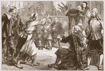 Janet Geddes Flinging Her Stool at the Dean of Edinburgh