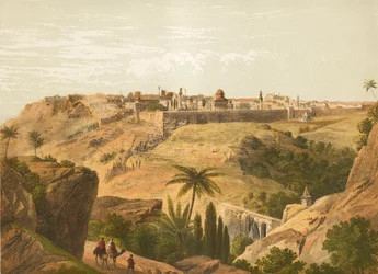 Jerusalem from the Road to Bethany