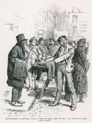 Jewish traders in Petticoat Lane