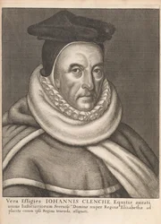 John Clenche, from Historical Memorials of the English Laws by William Dugdale, London 1666