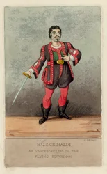 Joseph Grimaldi as Vanderdecken in The Flying Dutchman
