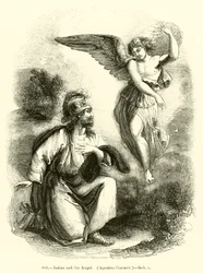 Joshua and the Angel, Agostino Carracci, Joshua v