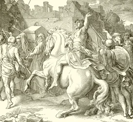 Joshua Encircling the Walls of Jericho
