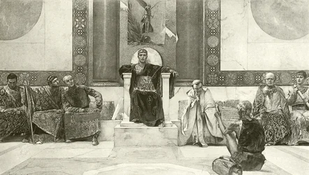 Justinian and His Council (engraving)