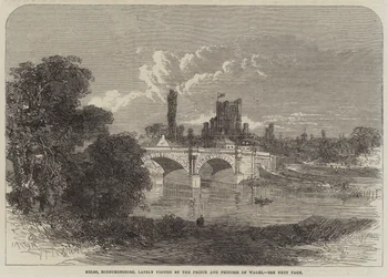 Kelso, Roxburghshire, lately visited by the Prince and Princess of Wales