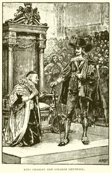 King Charles and Speaker Lenthall