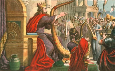 King David Singing Psalms