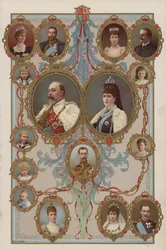 King Edward VII, Queen Alexandra and Their Children and Grandchildren
