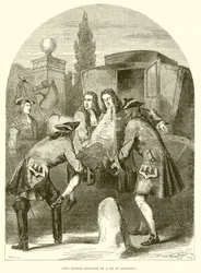 King George attacked by a Fit of Apoplexy