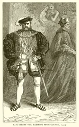 King Henry VIII retiring from Council, 1515