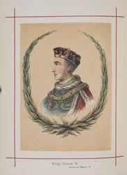 King Henry V, illustration from 