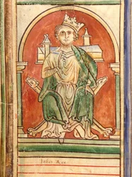 King John Seated