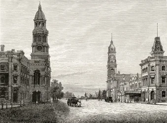 King William Street, Adelaide, from 