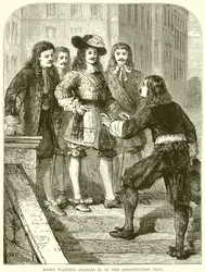 Kirby warning Charles II of the Assassination Plot
