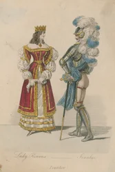 Lady Rowena and Ivanhoe