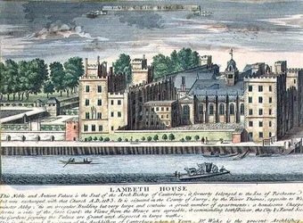 Lambeth House, Residence of the Archbishop of Canterbury, c.1715-37