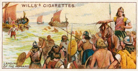 Landing of the Romans in 55 BC