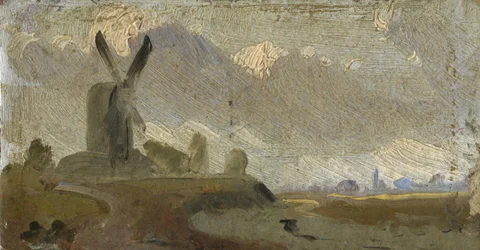 Landscape with Windmill