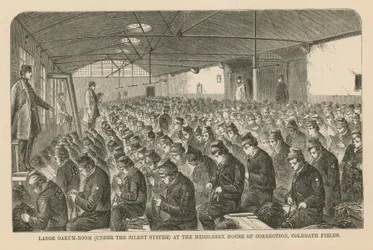 Large Oakum Room at the Middlesex House of Correction