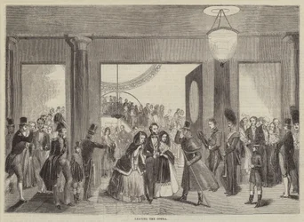 Leaving the Opera