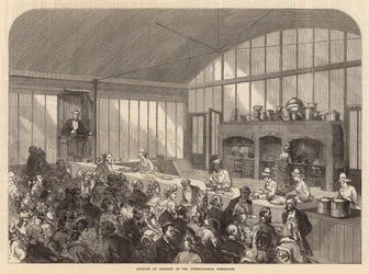 Lecture on Cookery at the International Exhibition