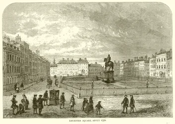 Leicester Square, About 1750