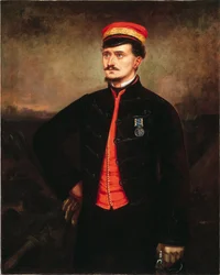 Lieutenant Thomas Murphy in the undress uniform of the Turkish Contingent, Crimea