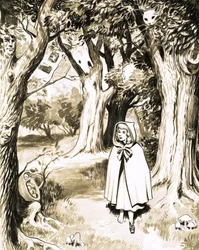 Little Red Riding Hood puzzle page