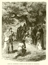 Louis IX Dispensing Justice in the Forest of Vincennes