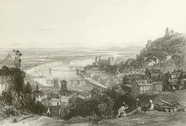 Lyons, from La Croix Rousse