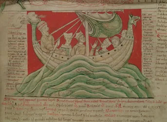 The visions dreamt by King Henry I in Normandy in 1130, from the Worcester Chronicle