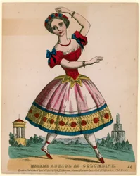 Madame Auriol as Columbine
