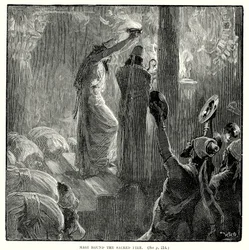 Magi Round the Sacred Fire