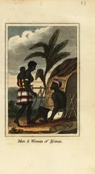 Man and Woman of Issinia, Guinea, West Africa