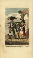Man and woman of Naples, Italy