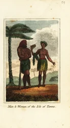 Man and Woman of the Isle of Tanna, Vanuatu