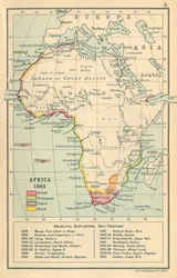 Map: Africa 1865