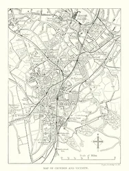 Map of Croydon and Vicinity