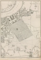 Map of Greenwich and surrounding area, London