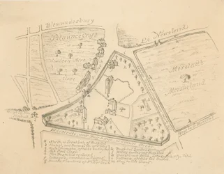 Map of the parish of St Giles in the Fields, London