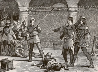 Marcel and the Dauphin of France (Illustration from Cassell