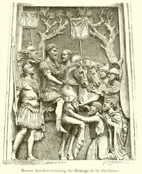 Marcus Aurelius Receiving the Homage of the Parthians